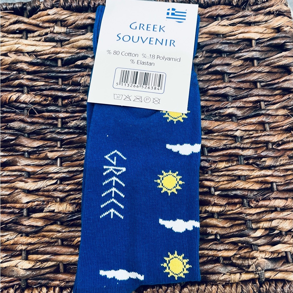 Greece Acropolis Novelty Socks - Picture 2 of 2